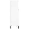 Stella Homewares Bathroom Cabinet White 30x30x100 cm Engineered Wood
