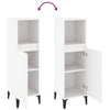 Stella Homewares Bathroom Cabinet White 30x30x100 cm Engineered Wood