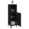 Stella Homewares Bathroom Cabinet Black 30x30x100 cm Engineered Wood