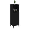 Stella Homewares Bathroom Cabinet Black 30x30x100 cm Engineered Wood