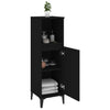 Stella Homewares Bathroom Cabinet Black 30x30x100 cm Engineered Wood