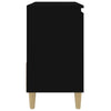 Stella Homewares Bathroom Cabinet Black 65x33x60 cm Engineered Wood