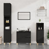 Stella Homewares Bathroom Cabinet Black 65x33x60 cm Engineered Wood