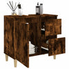 Stella Homewares Bathroom Cabinet Smoked Oak 65x33x60 cm Engineered Wood