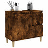 Stella Homewares Bathroom Cabinet Smoked Oak 65x33x60 cm Engineered Wood
