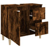 Stella Homewares Bathroom Cabinet Smoked Oak 65x33x60 cm Engineered Wood
