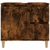 Stella Homewares Bathroom Cabinet Smoked Oak 65x33x60 cm Engineered Wood