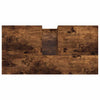 Stella Homewares Bathroom Cabinet Smoked Oak 65x33x60 cm Engineered Wood