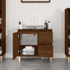 Stella Homewares Bathroom Cabinet Brown Oak 65x33x60 cm Engineered Wood
