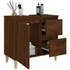 Stella Homewares Bathroom Cabinet Brown Oak 65x33x60 cm Engineered Wood