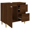 Stella Homewares Bathroom Cabinet Brown Oak 65x33x60 cm Engineered Wood
