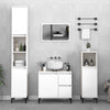 Stella Homewares Bathroom Cabinet White 65x33x60 cm Engineered Wood