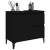 Stella Homewares Bathroom Cabinet Black 65x33x60 cm Engineered Wood