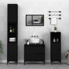 Stella Homewares Bathroom Cabinet Black 65x33x60 cm Engineered Wood