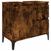 Stella Homewares Bathroom Cabinet Smoked Oak 65x33x60 cm Engineered Wood