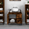 Stella Homewares Bathroom Cabinet Smoked Oak 65x33x60 cm Engineered Wood
