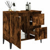 Stella Homewares Bathroom Cabinet Smoked Oak 65x33x60 cm Engineered Wood