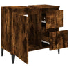 Stella Homewares Bathroom Cabinet Smoked Oak 65x33x60 cm Engineered Wood
