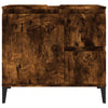 Stella Homewares Bathroom Cabinet Smoked Oak 65x33x60 cm Engineered Wood