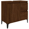 Stella Homewares Bathroom Cabinet Brown Oak 65x33x60 cm Engineered Wood