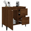 Stella Homewares Bathroom Cabinet Brown Oak 65x33x60 cm Engineered Wood