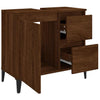 Stella Homewares Bathroom Cabinet Brown Oak 65x33x60 cm Engineered Wood