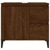 Stella Homewares Bathroom Cabinet Brown Oak 65x33x60 cm Engineered Wood