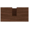 Stella Homewares Bathroom Cabinet Brown Oak 65x33x60 cm Engineered Wood