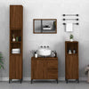 Stella Homewares Bathroom Cabinet Brown Oak 65x33x60 cm Engineered Wood
