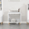 Stella Homewares Sink Cabinet White 58x33x60 cm Engineered Wood