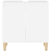 Stella Homewares Sink Cabinet White 58x33x60 cm Engineered Wood