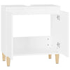 Stella Homewares Sink Cabinet White 58x33x60 cm Engineered Wood