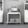 Stella Homewares Sink Cabinet White 58x33x60 cm Engineered Wood