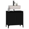 Stella Homewares Sink Cabinet Black 58x33x60 cm Engineered Wood