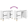 Stella Homewares Sink Cabinet White 80x33x60 cm Engineered Wood