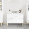 Stella Homewares Sink Cabinet White 80x33x60 cm Engineered Wood