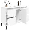 Stella Homewares Sink Cabinet White 80x33x60 cm Engineered Wood