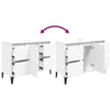 Stella Homewares Sink Cabinet White 80x33x60 cm Engineered Wood