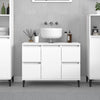 Stella Homewares Sink Cabinet White 80x33x60 cm Engineered Wood