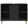 Stella Homewares Sink Cabinet Black 80x33x60 cm Engineered Wood