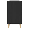 Stella Homewares Sink Cabinet Black 80x33x60 cm Engineered Wood