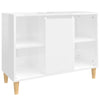 Stella Homewares Sink Cabinet High Gloss White 80x33x60 cm Engineered Wood