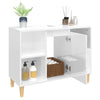 Stella Homewares Sink Cabinet High Gloss White 80x33x60 cm Engineered Wood