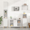 Stella Homewares Sink Cabinet High Gloss White 80x33x60 cm Engineered Wood