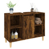 Stella Homewares Sink Cabinet Smoked Oak 80x33x60 cm Engineered Wood