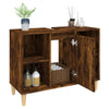 Stella Homewares Sink Cabinet Smoked Oak 80x33x60 cm Engineered Wood