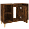 Stella Homewares Sink Cabinet Smoked Oak 80x33x60 cm Engineered Wood