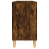 Stella Homewares Sink Cabinet Smoked Oak 80x33x60 cm Engineered Wood