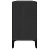 Stella Homewares Sink Cabinet Black 80x33x60 cm Engineered Wood