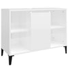 Stella Homewares Sink Cabinet High Gloss White 80x33x60 cm Engineered Wood